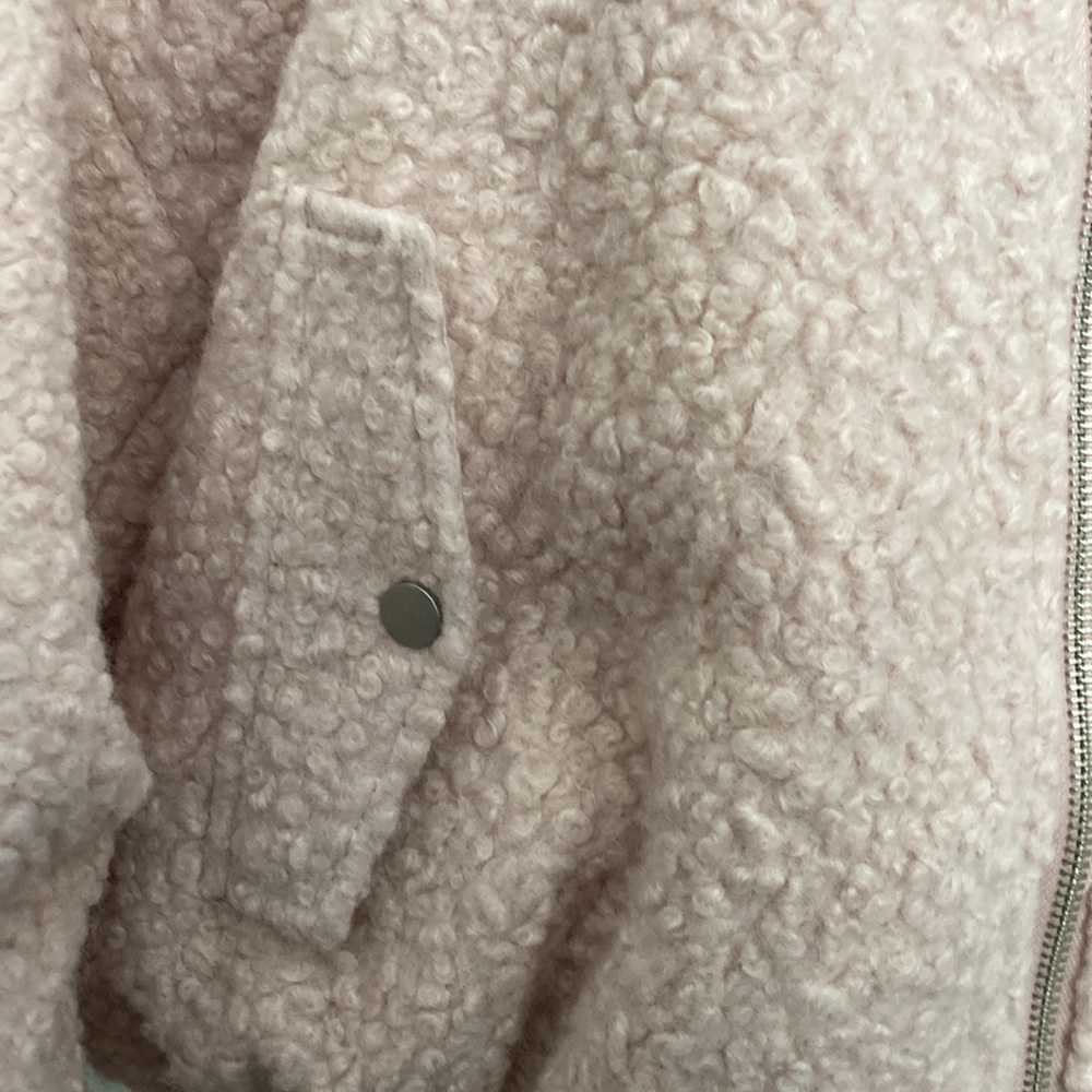 By Anthropologie Pink Sherpa Boomer Jacket - Picture 8 of 16